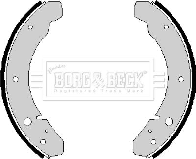 BORG & BECK Комплект тормозных колодок BBS6141